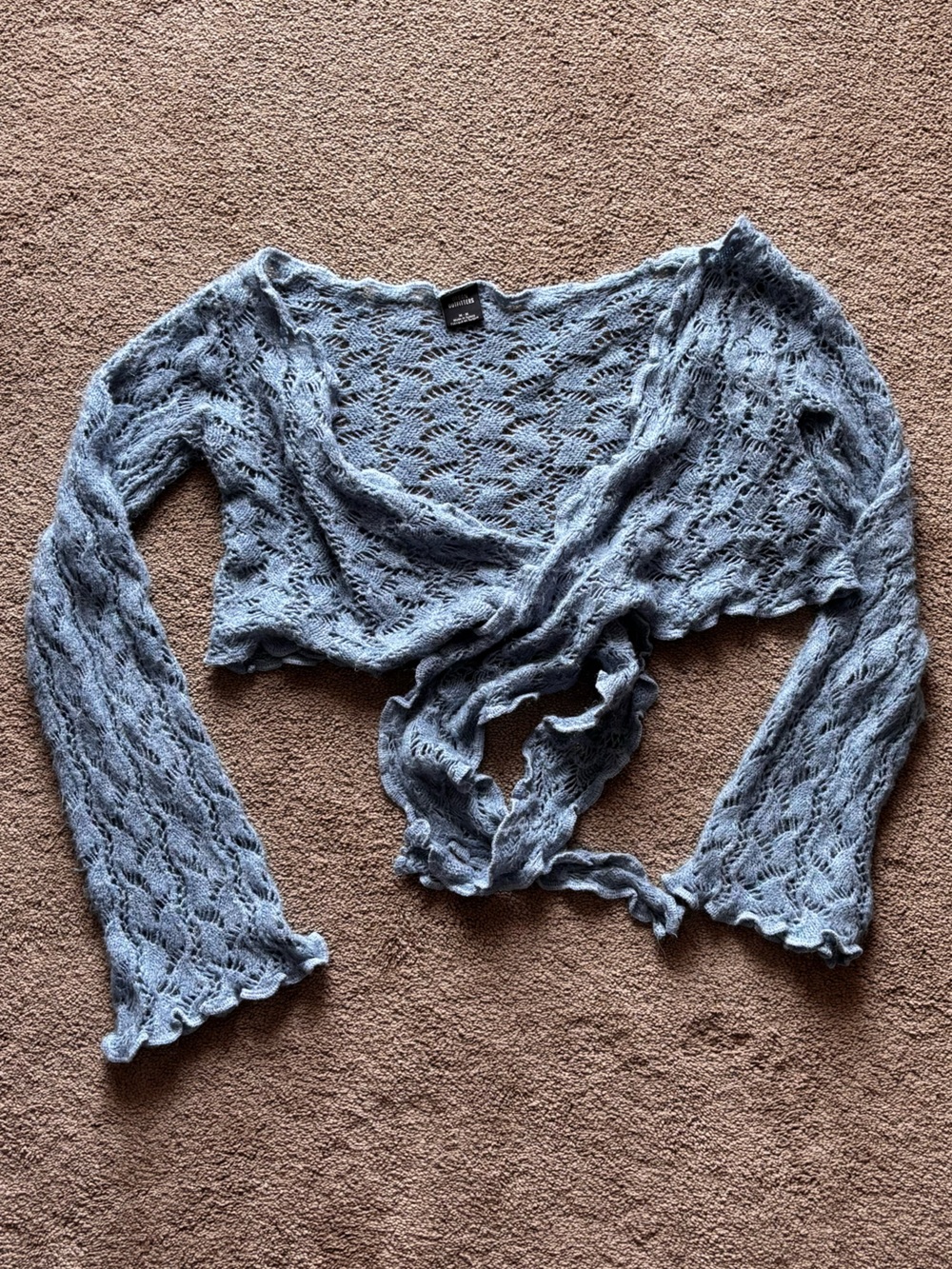 Blue Knit Bolero